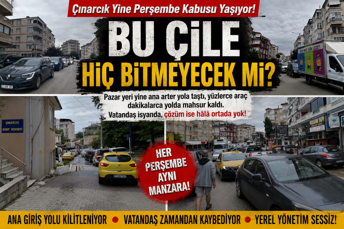 Bu Gün Perşembe, Çınarcık Yine Yaşanmaz Haldeydi