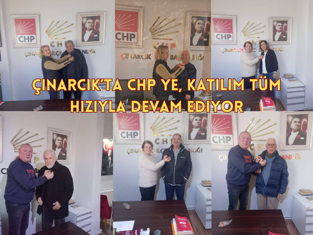 Çınarcık’ta CHP Üyeliği İçin Yarış Var!