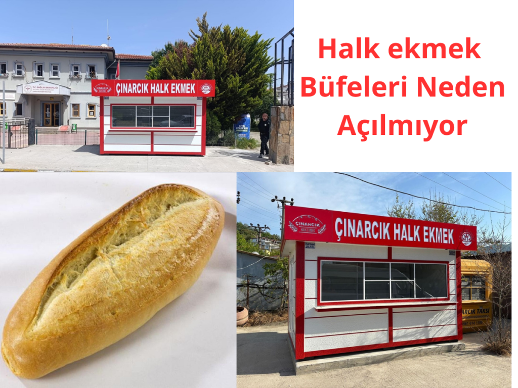 Aylar Önce Duyurmuştuk, ”HALK EKMEK” Büfeleri hala Boş !!