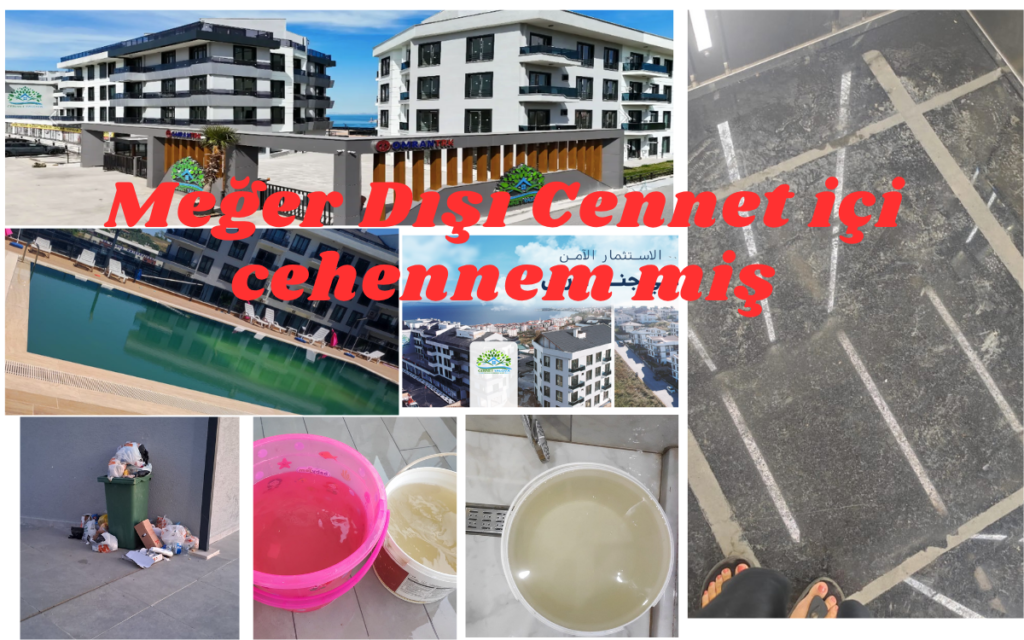 Cennet Çınarcık Site Projesinden Şikayet Yağıyor!!