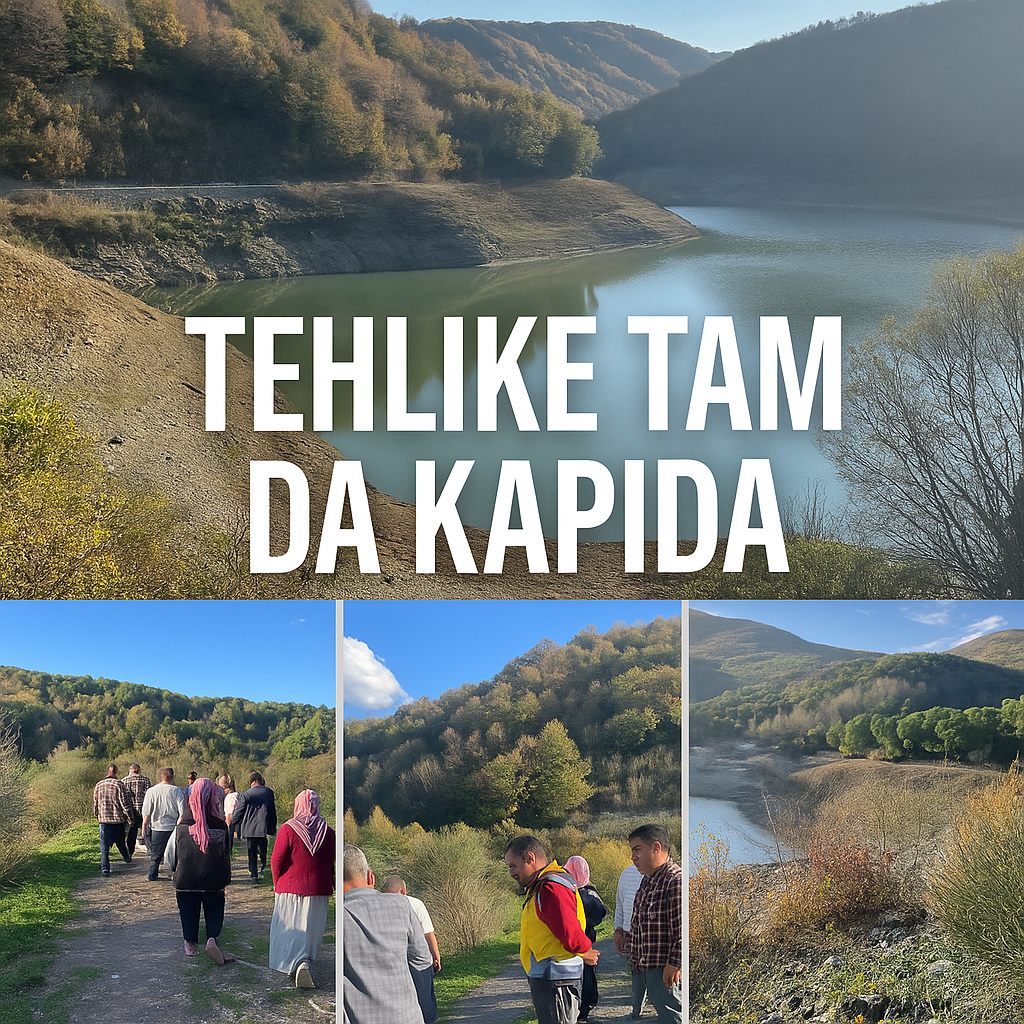 Yalova’da Su Krizi Büyüyor: Koruköy Çiçek ve Sera Üreticileri Baraj Başında Basın Açıklaması Yaptı.