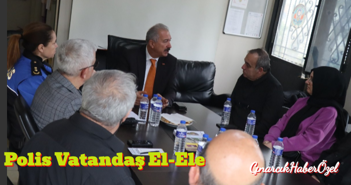 Yalova Emniyet Müdürümüz Toplum Destekli Polis Projesi Kapsamında Vatandaşlarla Buluştu
