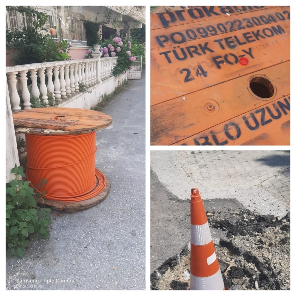 Gelip Kazdılar Kabloyu Döşeyip Her Şeyi Ortada Bırakıp Gittiler