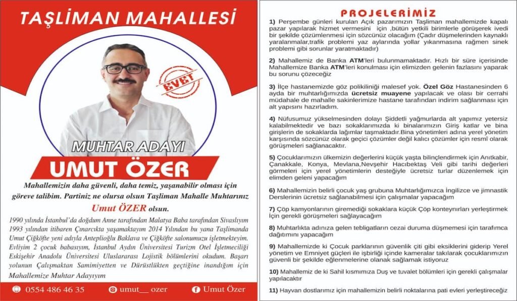 Muhtar Adayı Böyle Olunca Çınarcık’ın Siyasi Geleceği Umut Veriyor.