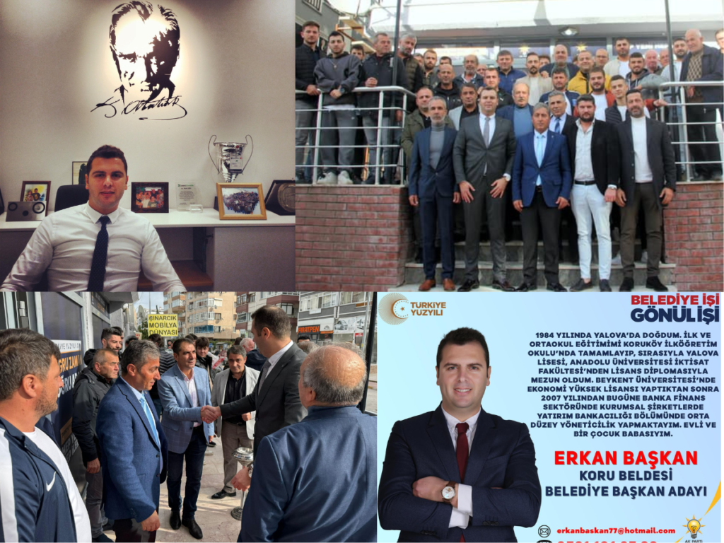 KoruKöy Belediye Başkanlığına Genç Ve Dinamik Bir Aday Var! Erkan Başkan