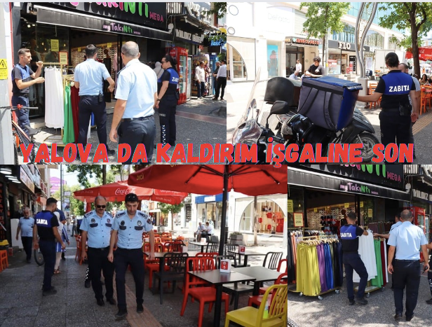 Yalova Belediyesi Kaldırım İşgaline Son Veriyor, Darısı Çınarcık’ımızın Başına