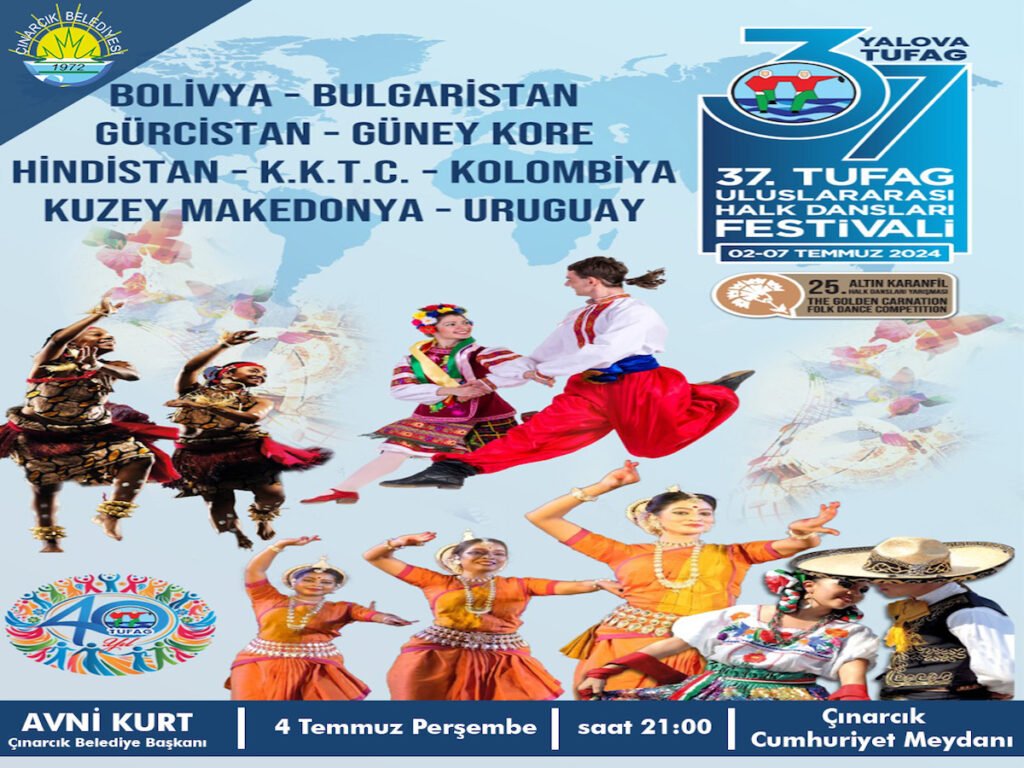 Çınarcık Halk Dansları İle Şenleniyor.