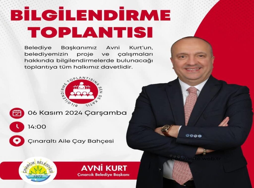 Çınarcık Belediye Başkanı Avni Kurt Çınarcık Halkı İle İstişareye Önem Vermeye Başladı